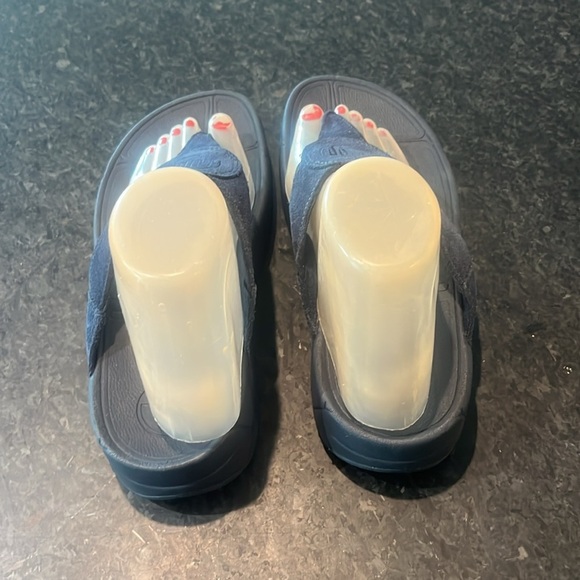 Fitflop Blue Sandals Comfortable Everyday Wear - Picture 3 of 6